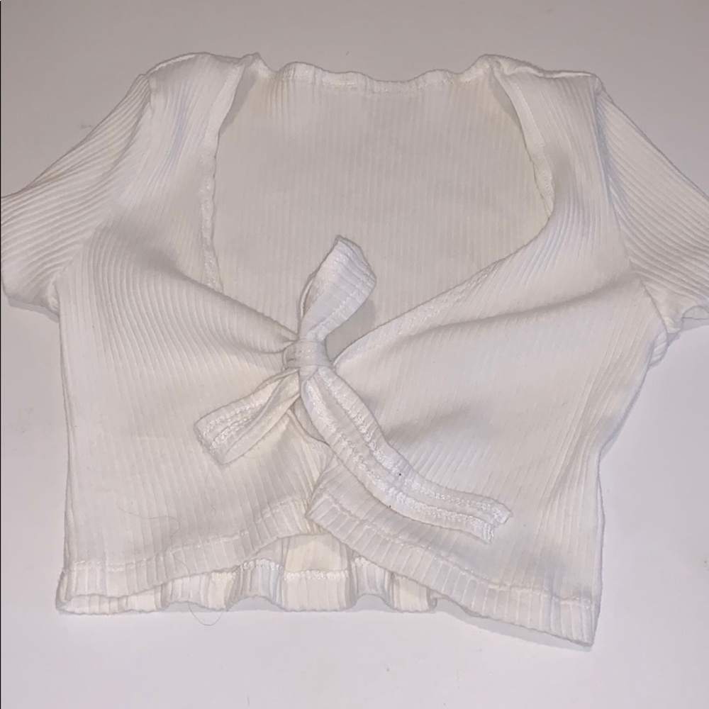 white tie top